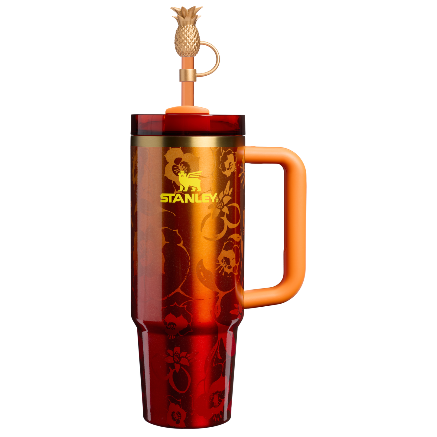 Car-Cup Friendly The Stanley 1913 x Karol G Quencher H2.0 Flowstate Tumbler D276V - Double-Wall Vacuum Insulated Travel Tumbler with Straw - 30oz | KAROL G FLOR