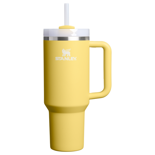 Car-Cup Friendly The Quencher H2.0 Flowstate Tumbler D050X - Premium Stainless Steel Straw Cup for All-Day Hydration - Daffodil