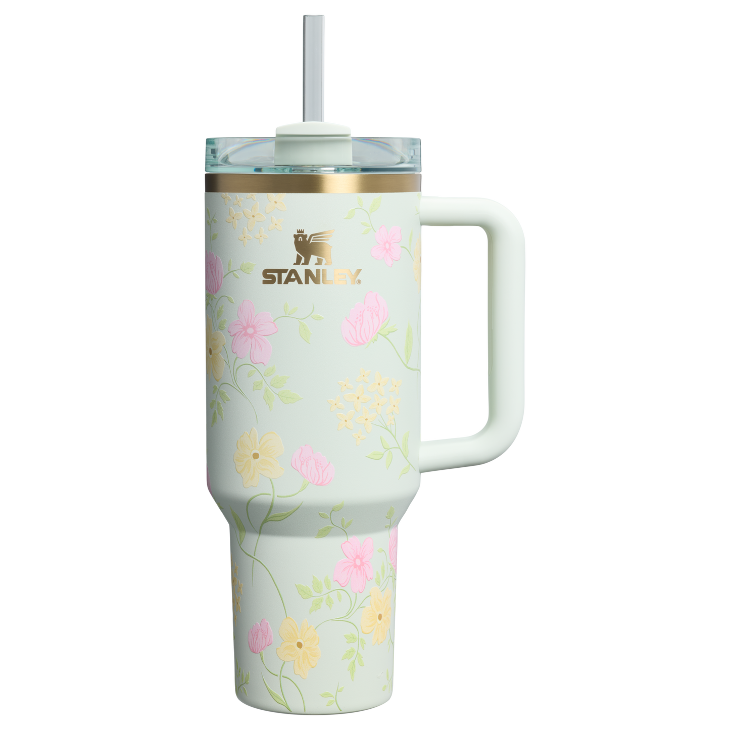 Large Capacity The Easter Quencher H2.0 Flowstate Tumbler D256K - 40oz Large Capacity Car-Cup Friendly Quencher - Spring Blossoms