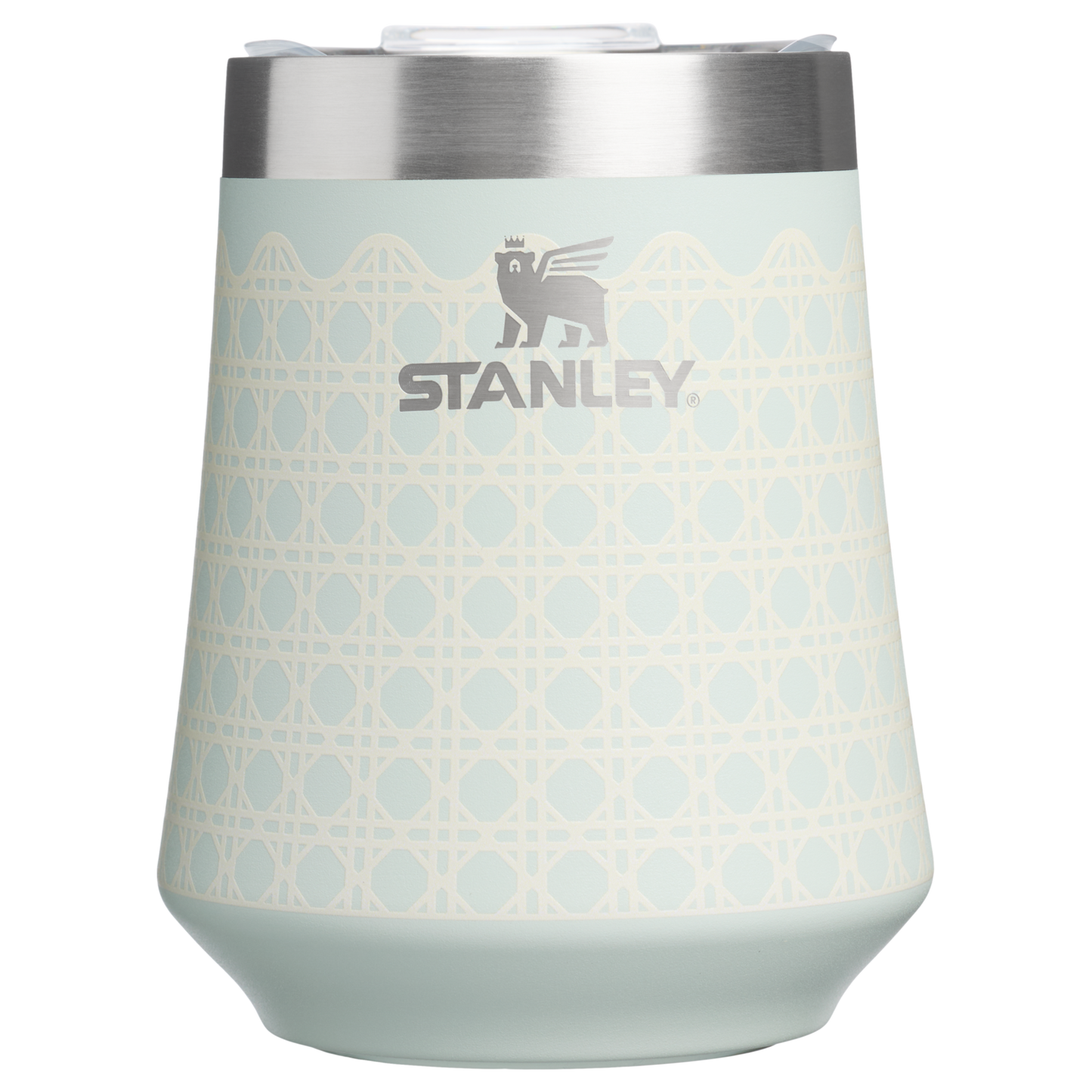 Premium Matte The Reserve Wine Tumbler D352C - Reserve Collection Stainless Steel Whiskey Cup - Mist Rattan