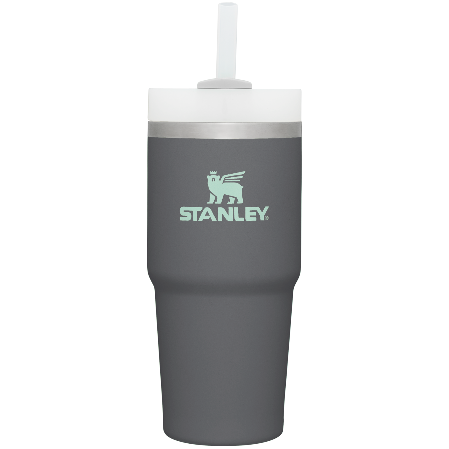 Insulated Travel The Quencher H2.0 Flowstate Tumbler  | Stanley Create D329E - Double-Wall Vacuum Insulated Travel Tumbler with Straw Detail