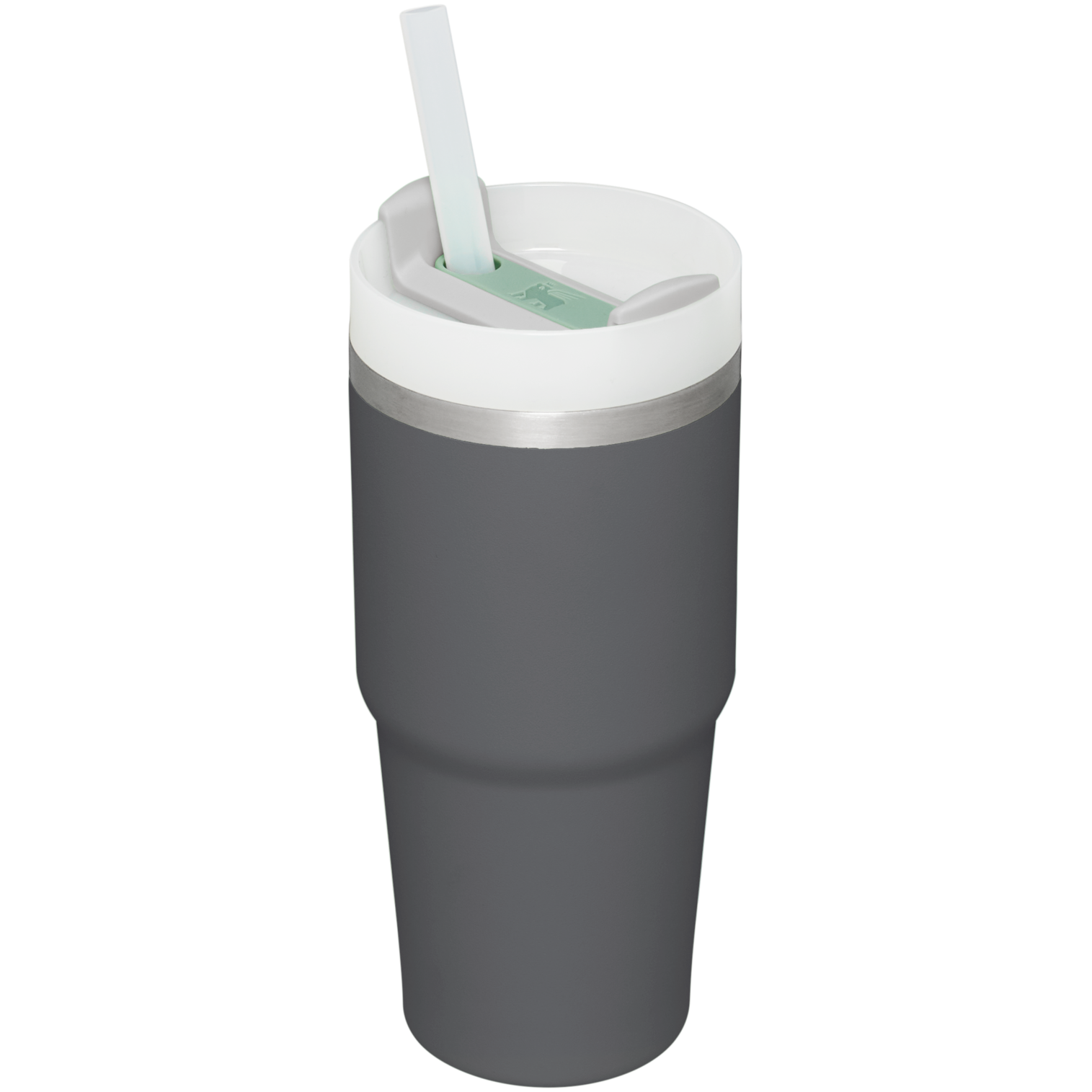 Insulated Travel The Quencher H2.0 Flowstate Tumbler  | Stanley Create D329E - Double-Wall Vacuum Insulated Travel Tumbler with Straw Detail