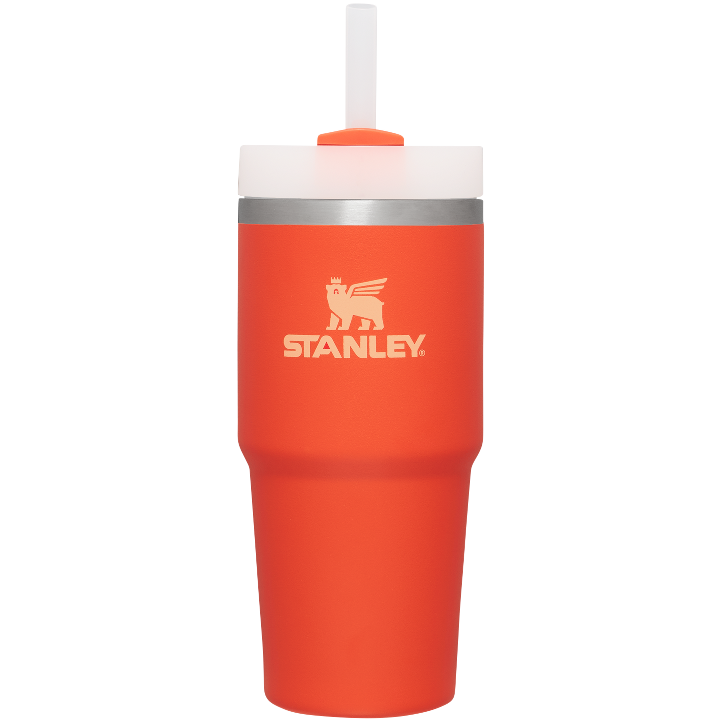 Insulated Travel The Quencher H2.0 Flowstate Tumbler  | Stanley Create D329E - Double-Wall Vacuum Insulated Travel Tumbler with Straw Detail