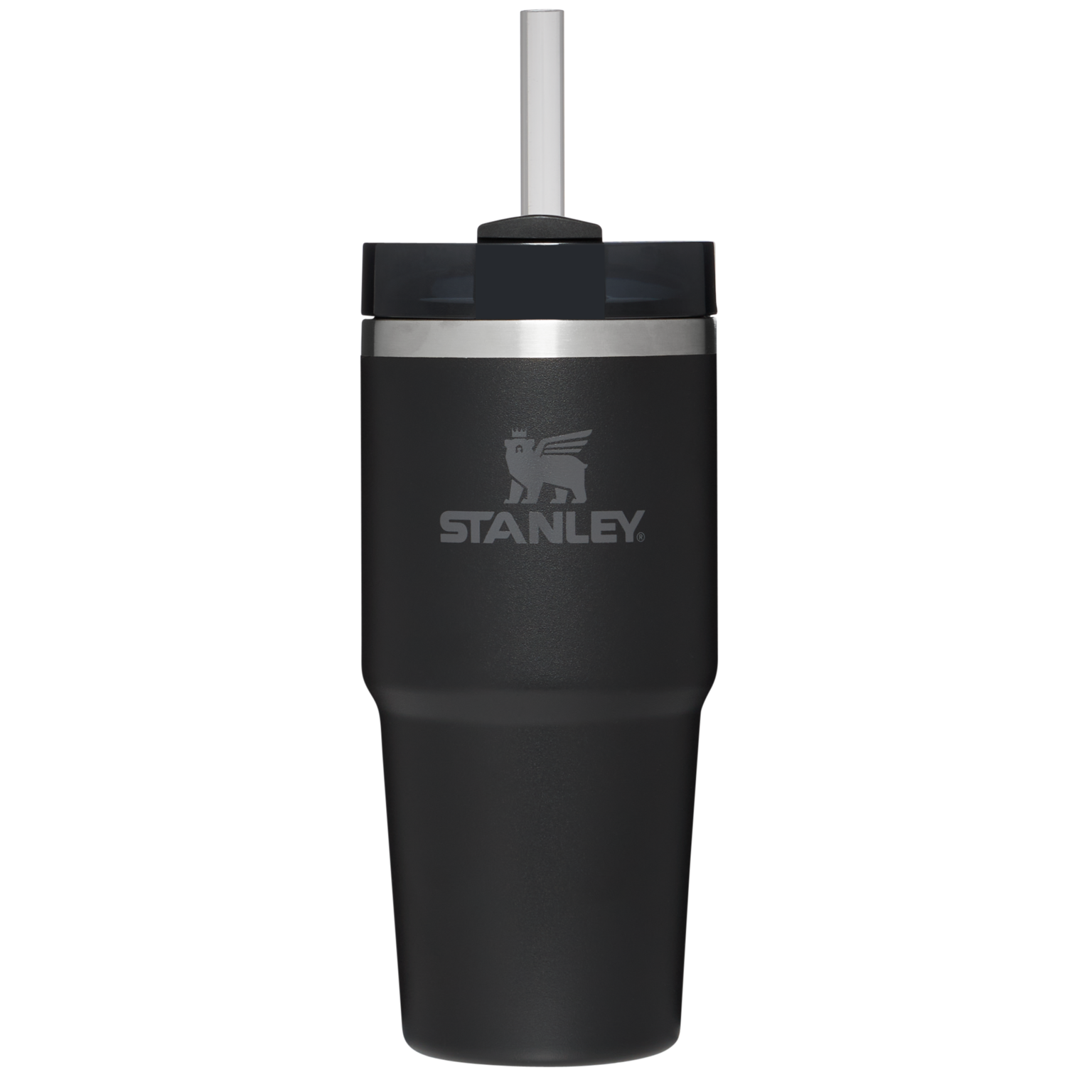 Insulated Travel The Quencher H2.0 Flowstate Tumbler  | Stanley Create D329E - Double-Wall Vacuum Insulated Travel Tumbler with Straw Detail