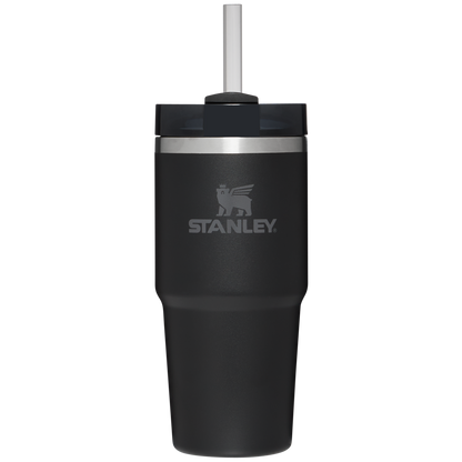 Insulated Travel The Quencher H2.0 Flowstate Tumbler  | Stanley Create D329E - Double-Wall Vacuum Insulated Travel Tumbler with Straw Detail