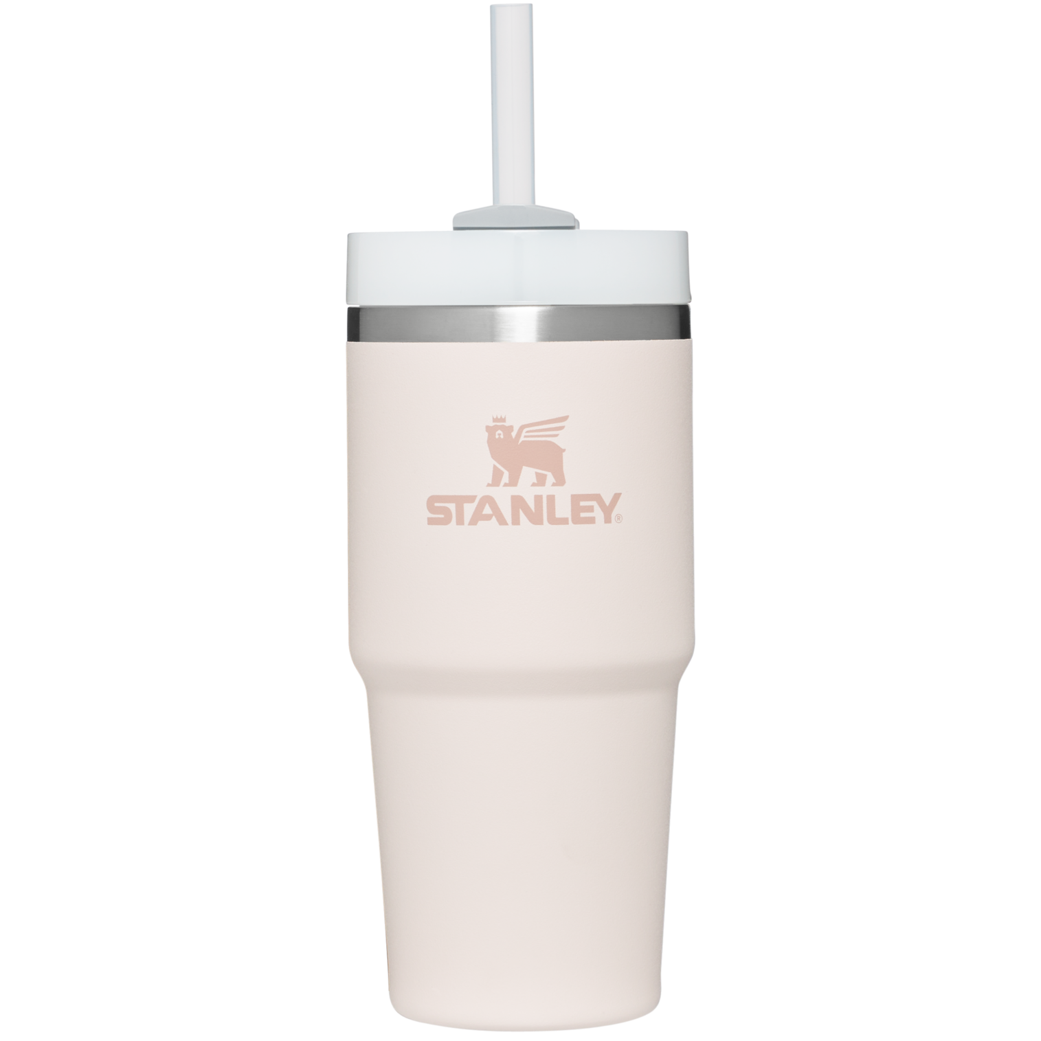 Insulated Travel The Quencher H2.0 Flowstate Tumbler  | Stanley Create D329E - Double-Wall Vacuum Insulated Travel Tumbler with Straw Detail