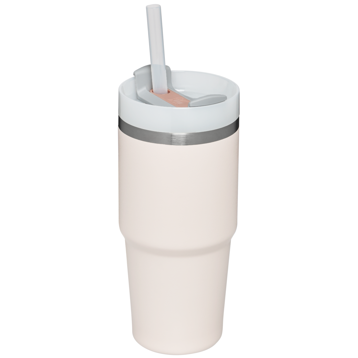 Insulated Travel The Quencher H2.0 Flowstate Tumbler  | Stanley Create D329E - Double-Wall Vacuum Insulated Travel Tumbler with Straw Detail