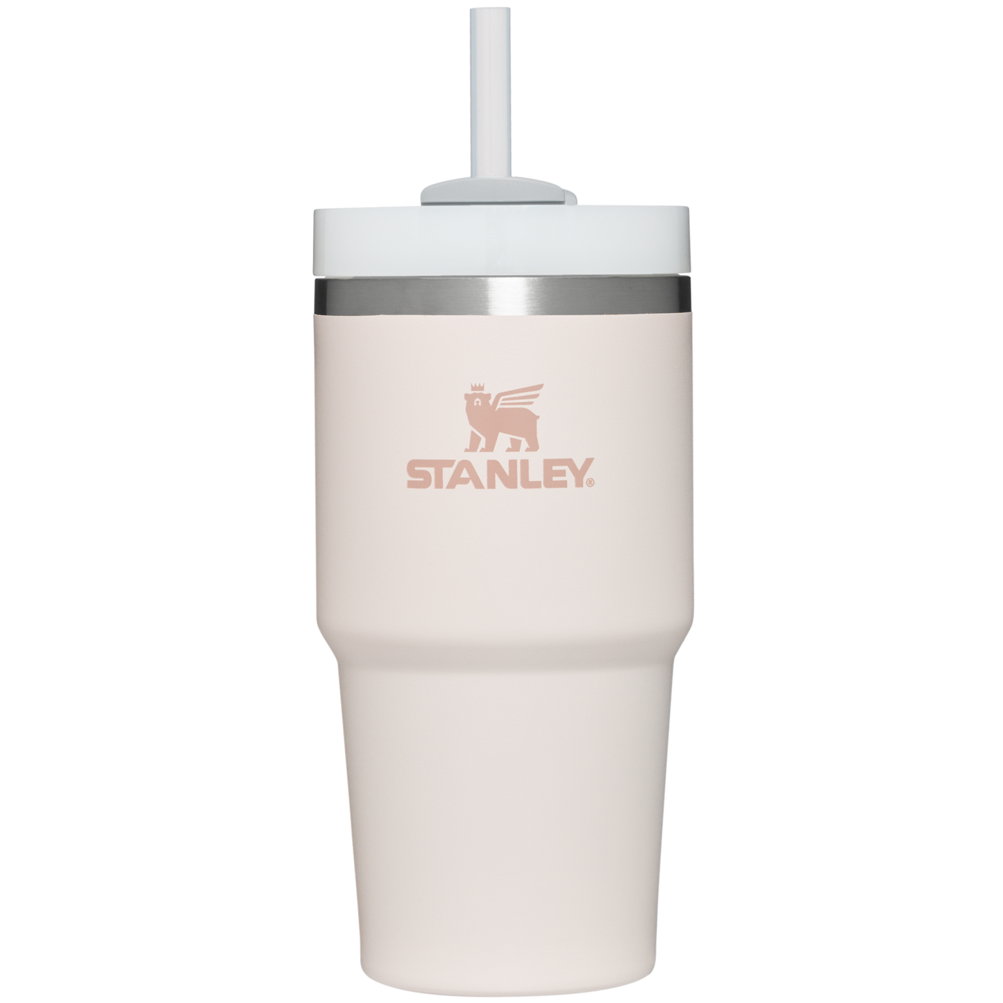 Large Capacity The Quencher H2.0 Flowstate Tumbler D030T - Premium Stainless Steel Straw Cup for All-Day Hydration - Rose Quartz