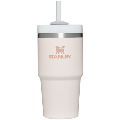 Large Capacity The Quencher H2.0 Flowstate Tumbler D030T - Premium Stainless Steel Straw Cup for All-Day Hydration - Rose Quartz
