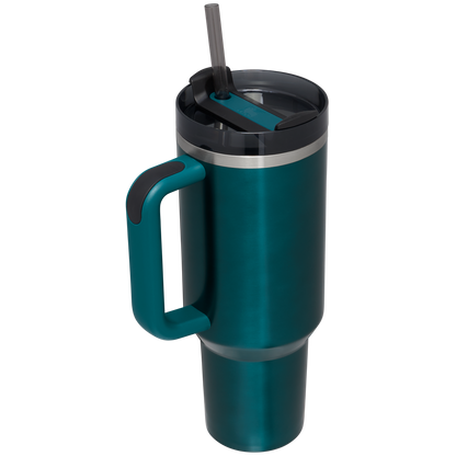 Car-Cup Friendly The Quencher H2.0 Flowstate Tumbler D050X - Premium Stainless Steel Straw Cup for All-Day Hydration Detail