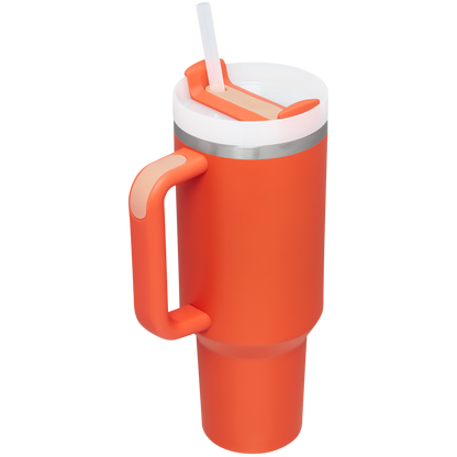 Car-Cup Friendly The Quencher H2.0 Flowstate Tumbler D050X - Premium Stainless Steel Straw Cup for All-Day Hydration Detail