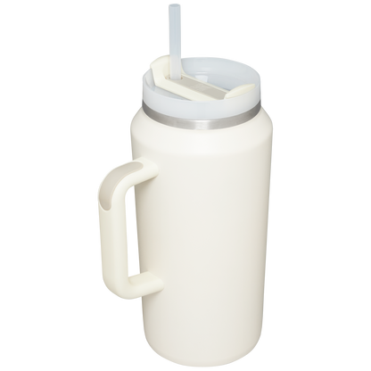 Splash-Resistant FlowState The Quencher H2.0 Flowstate Tumbler D033Q - Double-Wall Vacuum Insulated Travel Tumbler with Straw Detail