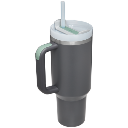 Splash-Resistant FlowState The Quencher H2.0 Flowstate Tumbler  | Stanley Create D332L - 40oz Large Capacity Car-Cup Friendly Quencher Detail