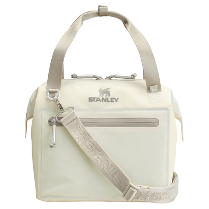 Ice-Retention The All Day Julienne Mini Cooler D052R - Compact All-Weather Soft-Sided Cooler Backpack - Cream
