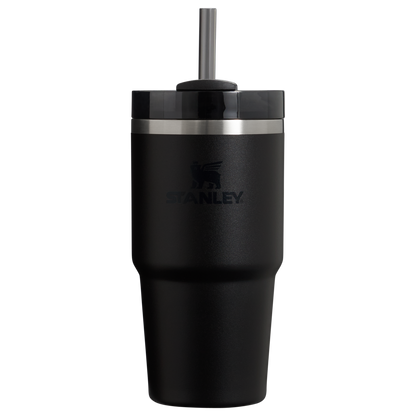 Large Capacity The Quencher H2.0 Flowstate Tumbler D030T - Premium Stainless Steel Straw Cup for All-Day Hydration - Black 2.0