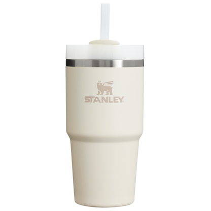 Large Capacity The Quencher H2.0 Flowstate Tumbler D030T - Premium Stainless Steel Straw Cup for All-Day Hydration - Cream 2.0