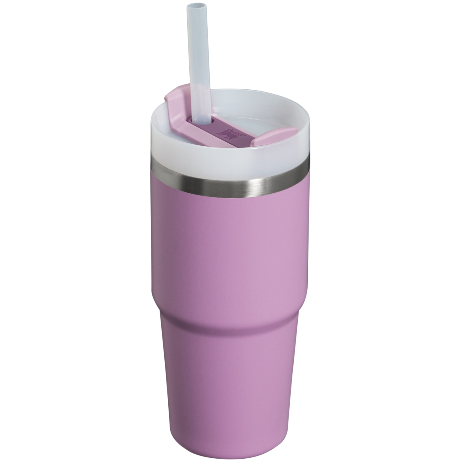 Insulated Travel The Quencher H2.0 Flowstate Tumbler  | Stanley Create D329E - Double-Wall Vacuum Insulated Travel Tumbler with Straw Detail