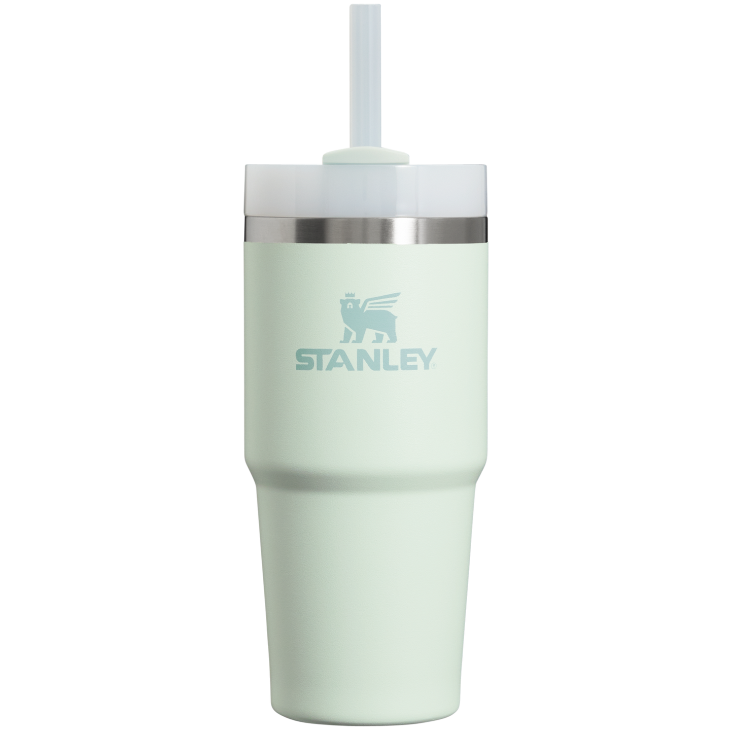 Insulated Travel The Quencher H2.0 Flowstate Tumbler  | Stanley Create D329E - Double-Wall Vacuum Insulated Travel Tumbler with Straw Detail
