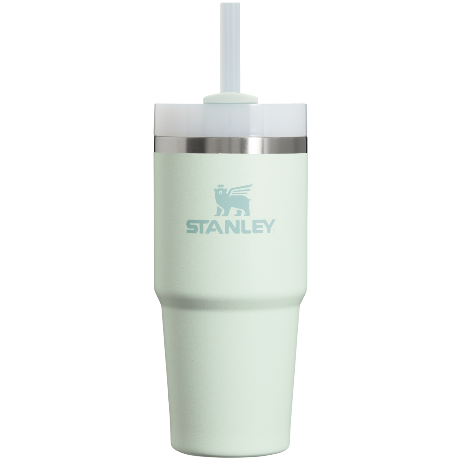 Insulated Travel The Quencher H2.0 Flowstate Tumbler  | Stanley Create D329E - Double-Wall Vacuum Insulated Travel Tumbler with Straw Detail