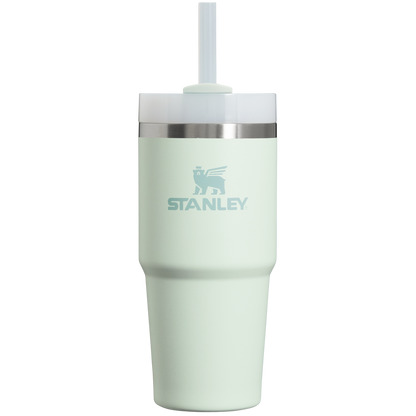 Insulated Travel The Quencher H2.0 Flowstate Tumbler  | Stanley Create D329E - Double-Wall Vacuum Insulated Travel Tumbler with Straw Detail