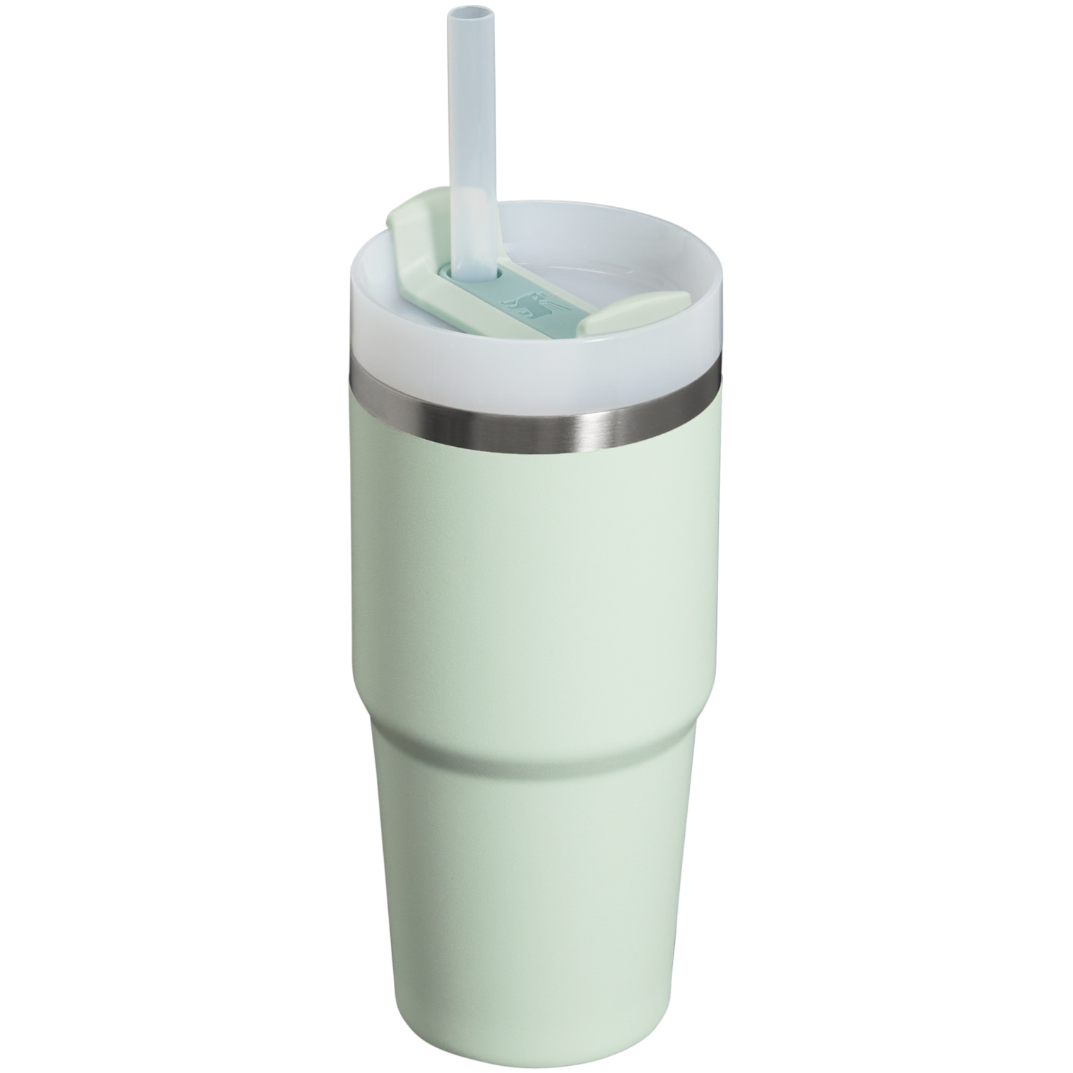 Insulated Travel The Quencher H2.0 Flowstate Tumbler  | Stanley Create D329E - Double-Wall Vacuum Insulated Travel Tumbler with Straw Detail