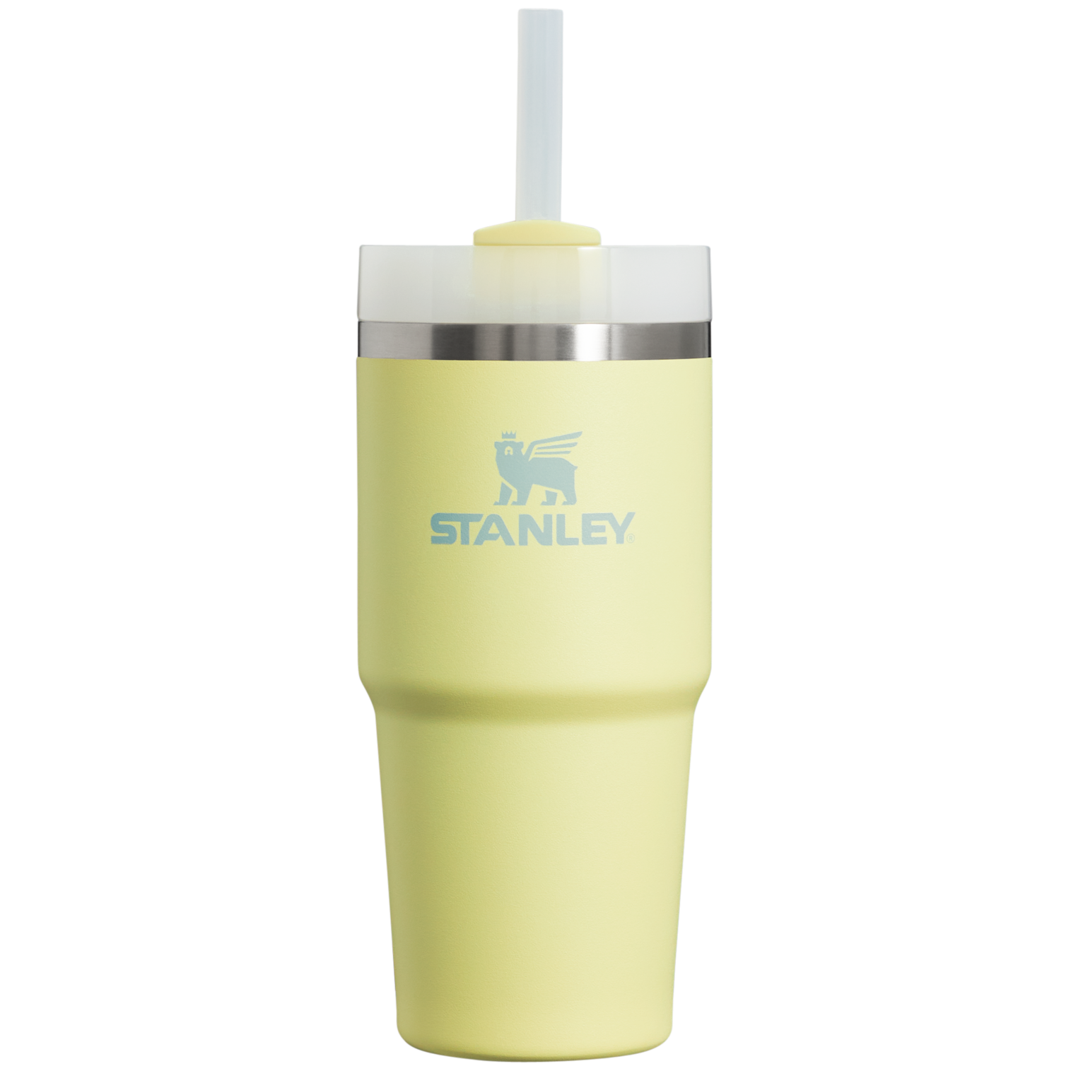 Insulated Travel The Quencher H2.0 Flowstate Tumbler  | Stanley Create D329E - Double-Wall Vacuum Insulated Travel Tumbler with Straw Detail