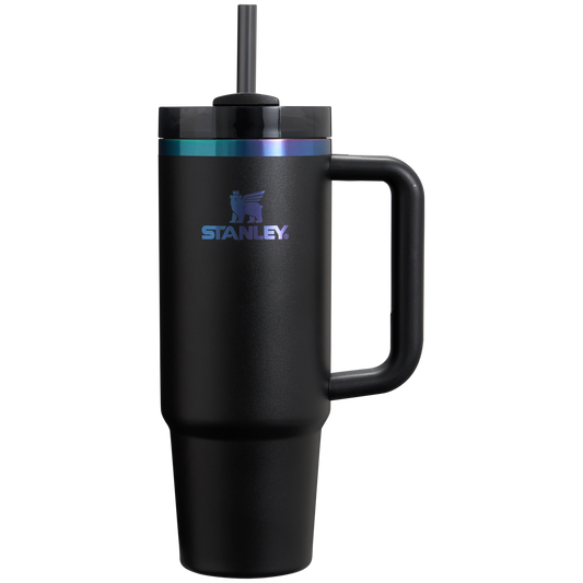 Large Capacity The Black Chroma Quencher H2.0 Flowstate Tumbler D107W - Premium Stainless Steel Straw Cup for All-Day Hydration - Default Title