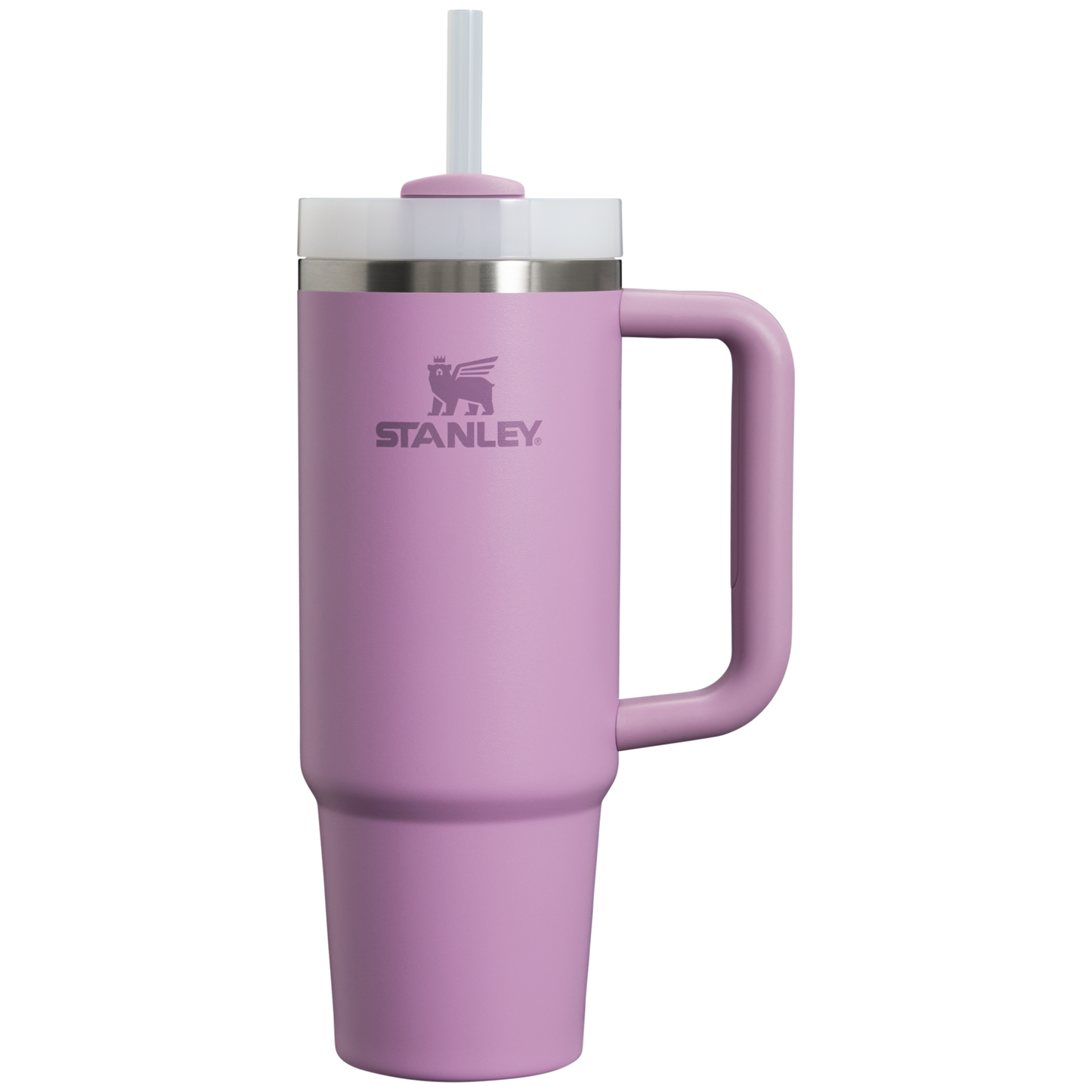 Insulated Travel The Quencher H2.0 Flowstate Tumbler | Stanley Create D331C - Double-Wall Vacuum Insulated Travel Tumbler with Straw Detail