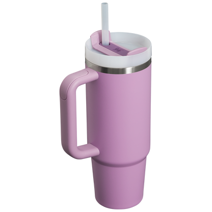 Insulated Travel The Quencher H2.0 Flowstate Tumbler | Stanley Create D331C - Double-Wall Vacuum Insulated Travel Tumbler with Straw Detail