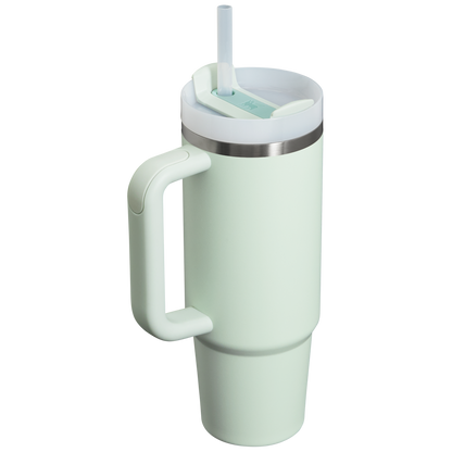 Insulated Travel The Quencher H2.0 Flowstate Tumbler | Stanley Create D331C - Double-Wall Vacuum Insulated Travel Tumbler with Straw Detail