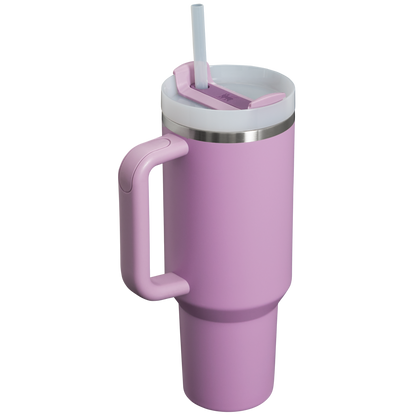 Splash-Resistant FlowState The Quencher H2.0 Flowstate Tumbler  | Stanley Create D332L - 40oz Large Capacity Car-Cup Friendly Quencher Detail