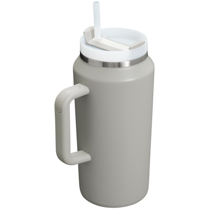 Splash-Resistant FlowState The Quencher H2.0 Flowstate Tumbler D033Q - Double-Wall Vacuum Insulated Travel Tumbler with Straw Detail