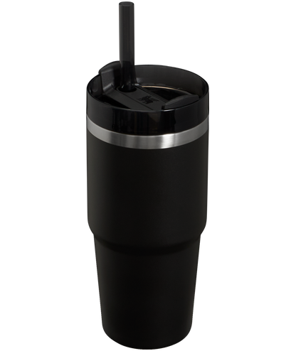 Insulated Travel The Quencher H2.0 Flowstate Tumbler  | Stanley Create D329E - Double-Wall Vacuum Insulated Travel Tumbler with Straw Detail