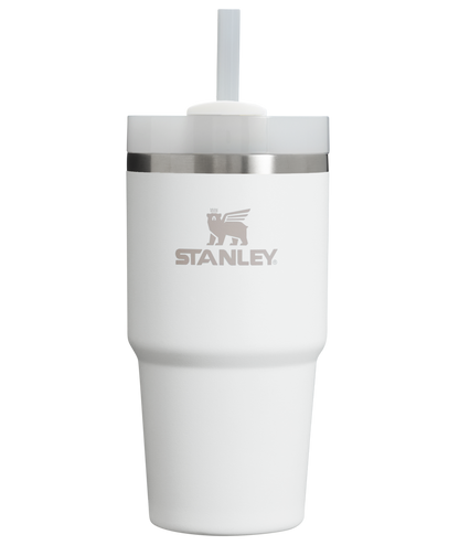 Insulated Travel The Quencher H2.0 Flowstate Tumbler | Stanley Create D330L - 40oz Large Capacity Car-Cup Friendly Quencher - Frost