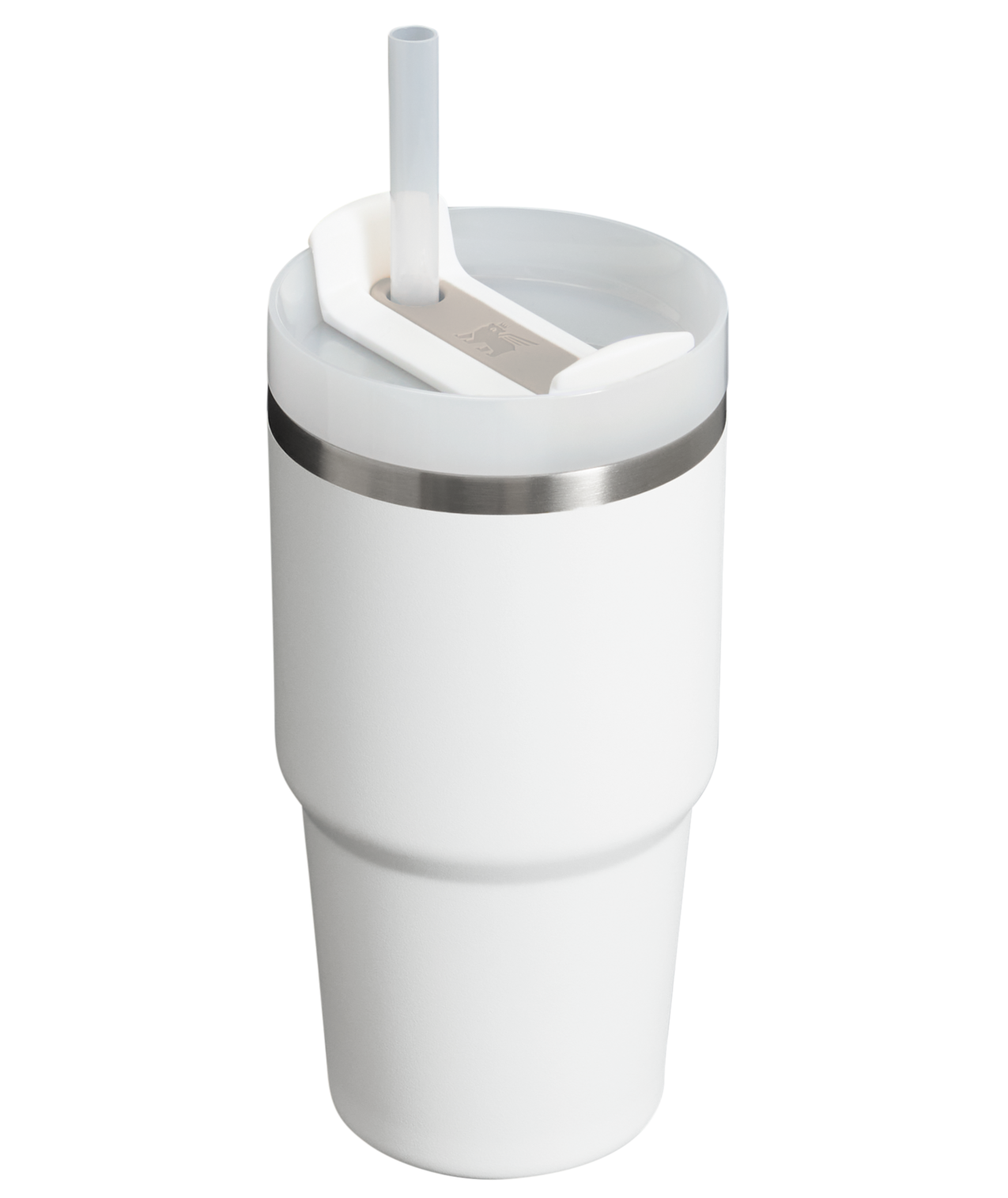 Insulated Travel The Quencher H2.0 Flowstate Tumbler  | Stanley Create D329E - Double-Wall Vacuum Insulated Travel Tumbler with Straw Detail