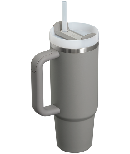 Insulated Travel The Quencher H2.0 Flowstate Tumbler | Stanley Create D331C - Double-Wall Vacuum Insulated Travel Tumbler with Straw Detail