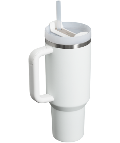 Splash-Resistant FlowState The Quencher H2.0 Flowstate Tumbler  | Stanley Create D332L - 40oz Large Capacity Car-Cup Friendly Quencher Detail