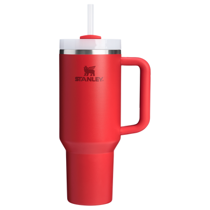 Car-Cup Friendly The Quencher H2.0 Flowstate Tumbler D050X - Premium Stainless Steel Straw Cup for All-Day Hydration - Chili Red