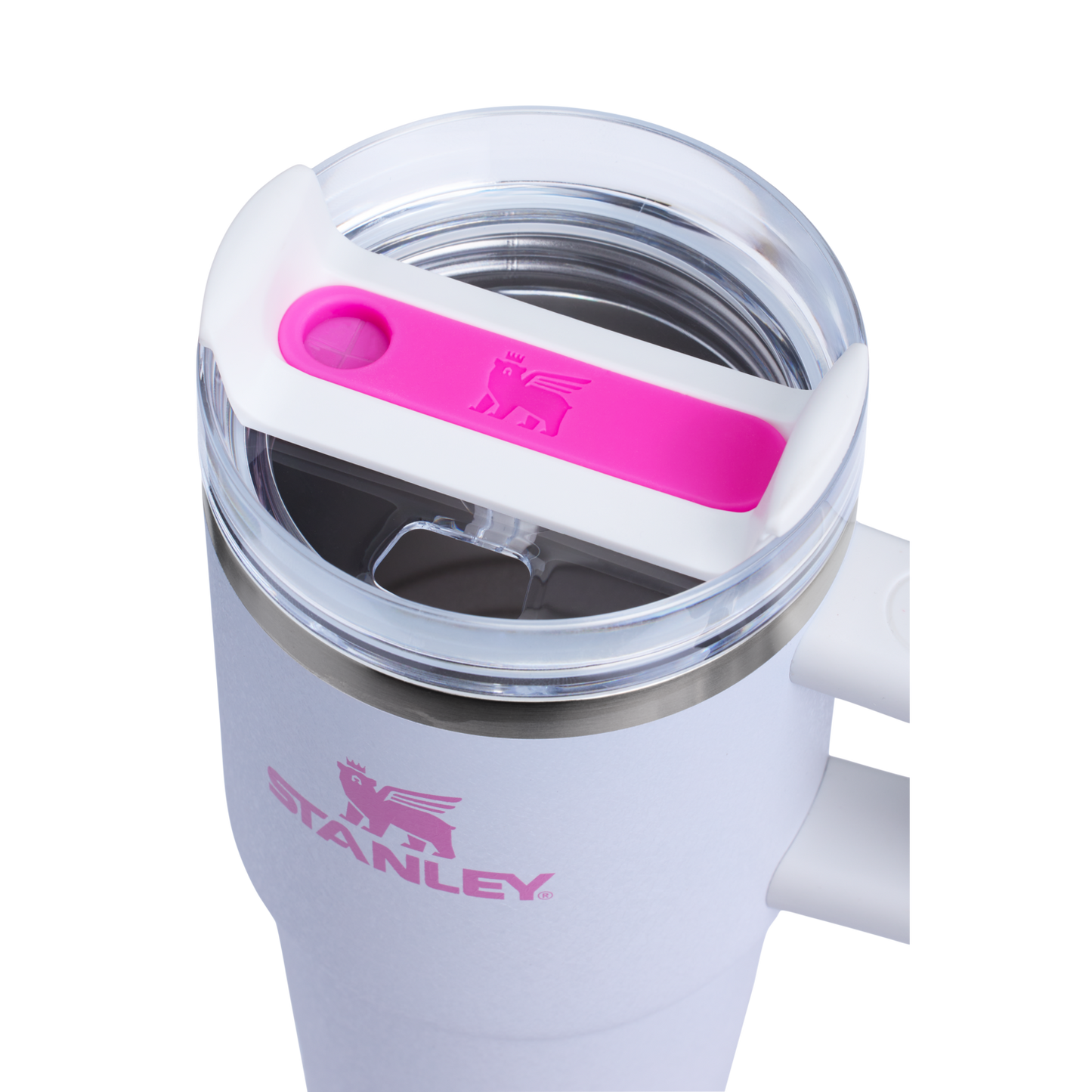 Insulated Travel The Quencher H2.O Flowstate Tumbler | Stanley Create D274S - Double-Wall Vacuum Insulated Travel Tumbler with Straw Detail