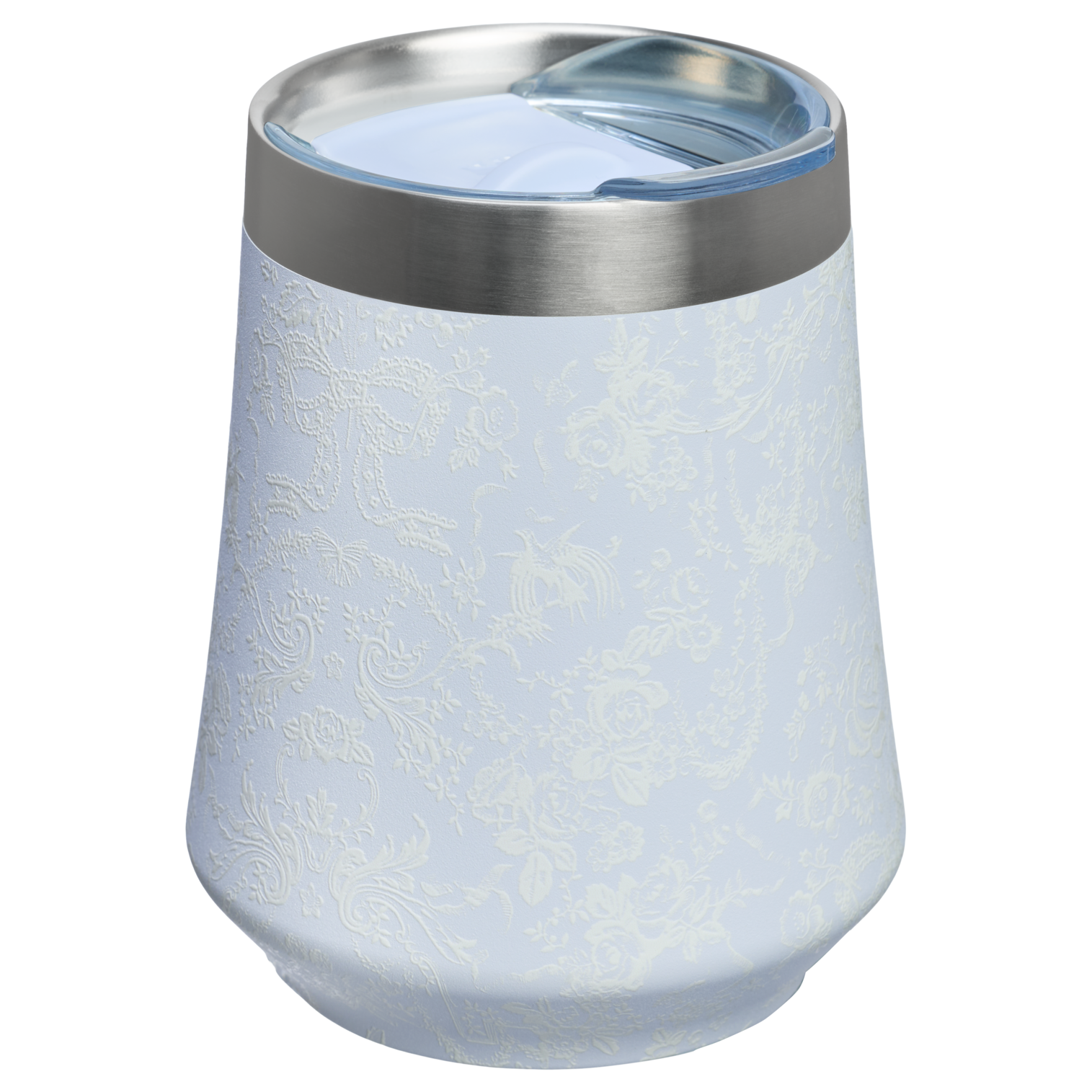 Vacuum Insulated Wine Stanley 1913 x LoveShackFancy Holiday Reserve Wine Tumbler D204X - Shatterproof Flavor-Preserving Cocktail Tumbler with Lid Detail
