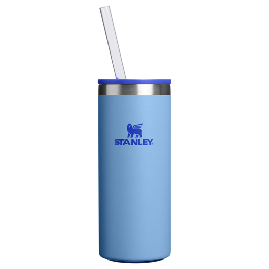 Leak-Proof Insulated The Everyday Slim Can Cooler Cup D065Q - Julienne Series Portable Picnic Chiller Tote - Blue Sky