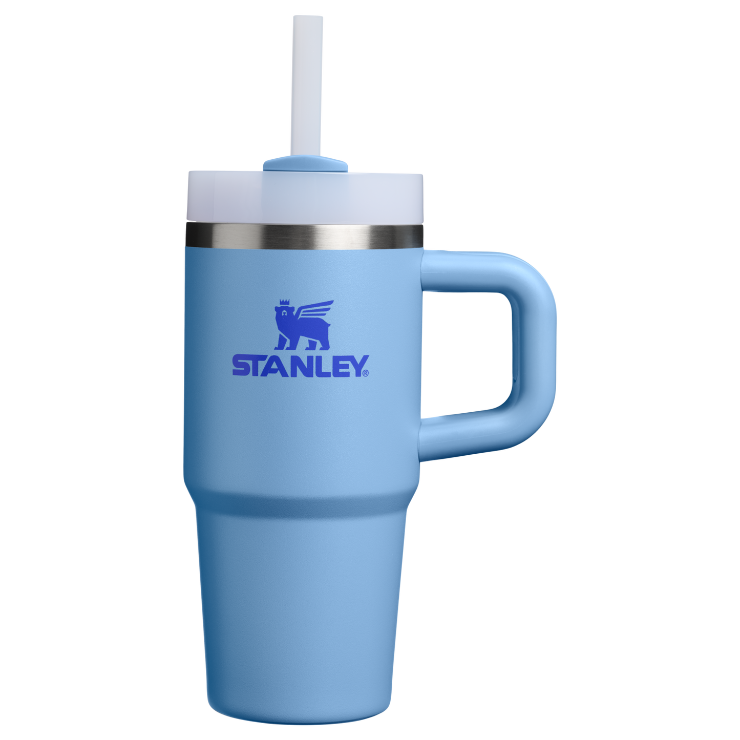 Car-Cup Friendly The Quencher H2.O Flowstate Tumbler | Stanley Create D291F - 40oz Large Capacity Car-Cup Friendly Quencher - Blue Sky