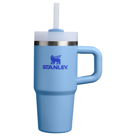 Car-Cup Friendly The Quencher H2.O Flowstate Tumbler | Stanley Create D291F - 40oz Large Capacity Car-Cup Friendly Quencher - Blue Sky