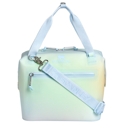 Ice-Retention The All Day Julienne Mini Cooler D052R - Compact All-Weather Soft-Sided Cooler Backpack - Sunrise Spiral
