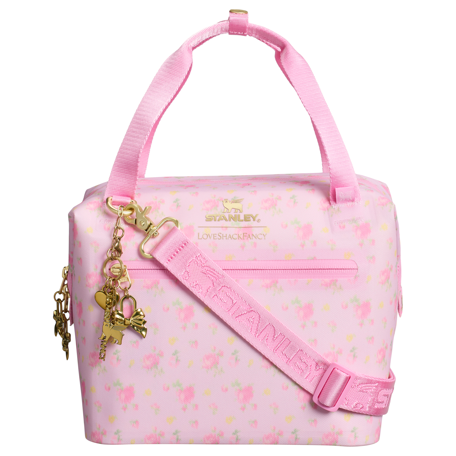 Leak-Proof Insulated Stanley 1913 x LoveShackFancy All Day Julienne Mini Cooler D150B - Heavy-Duty Ice-Retention Food & Beverage Carrier - Ibiza Sunset