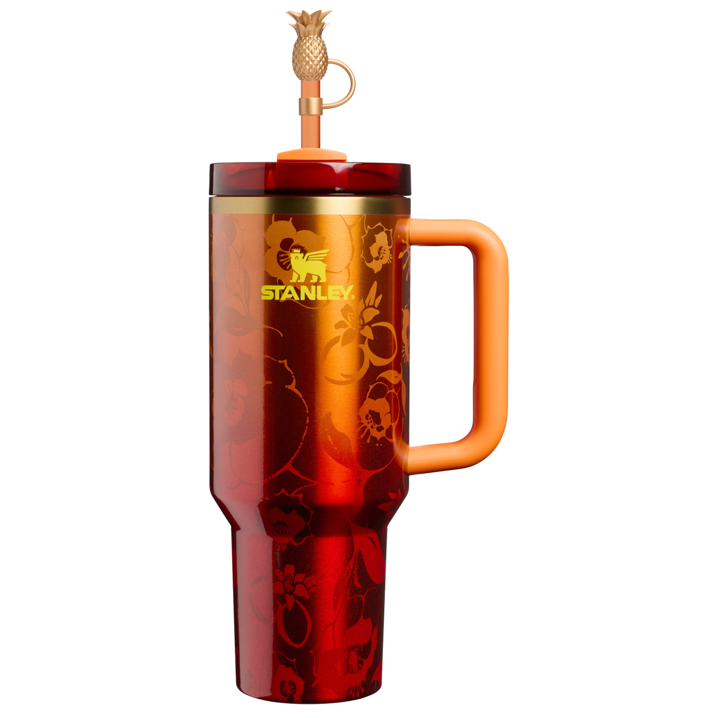 Large Capacity The Stanley 1913 x Karol G Quencher H2.0 Flowstate Tumbler D275T - 40oz Large Capacity Car-Cup Friendly Quencher - 40oz | KAROL G FLOR