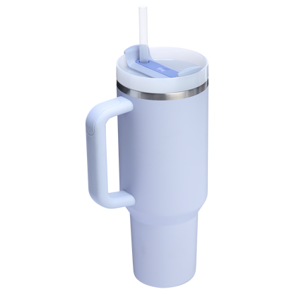 Splash-Resistant FlowState The Quencher H2.0 Flowstate Tumbler  | Stanley Create D332L - 40oz Large Capacity Car-Cup Friendly Quencher Detail