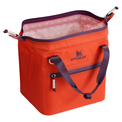 Ice-Retention The All Day Julienne Mini Cooler D052R - Compact All-Weather Soft-Sided Cooler Backpack Detail