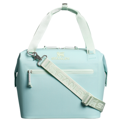 Ice-Retention The All Day Julienne Mini Cooler D052R - Compact All-Weather Soft-Sided Cooler Backpack - Seafoam