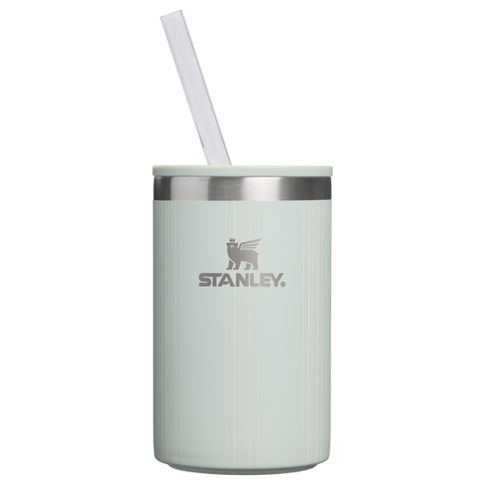 Portable Mini The Everyday Can Cooler Cup D353P - Heavy-Duty Ice-Retention Food & Beverage Carrier - Mist Picnic Stripe